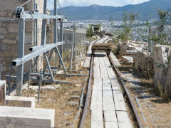 
Acropolis tramway, Athens, September 2009